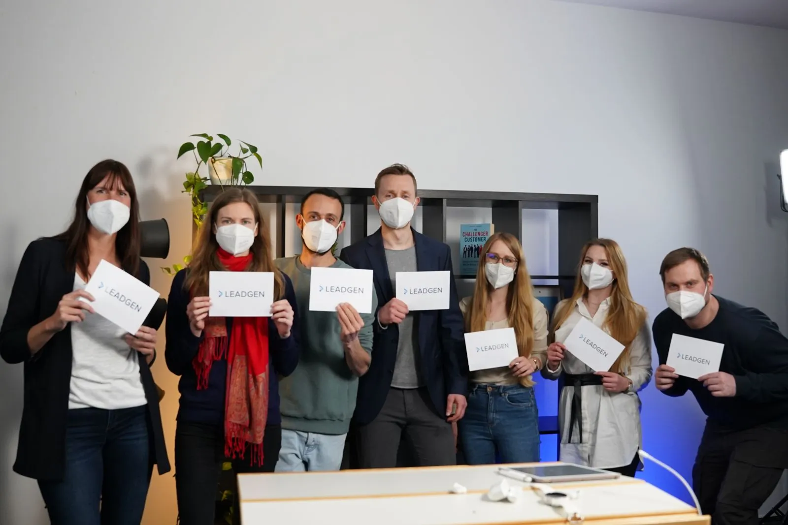 Das Team nach der Sendung