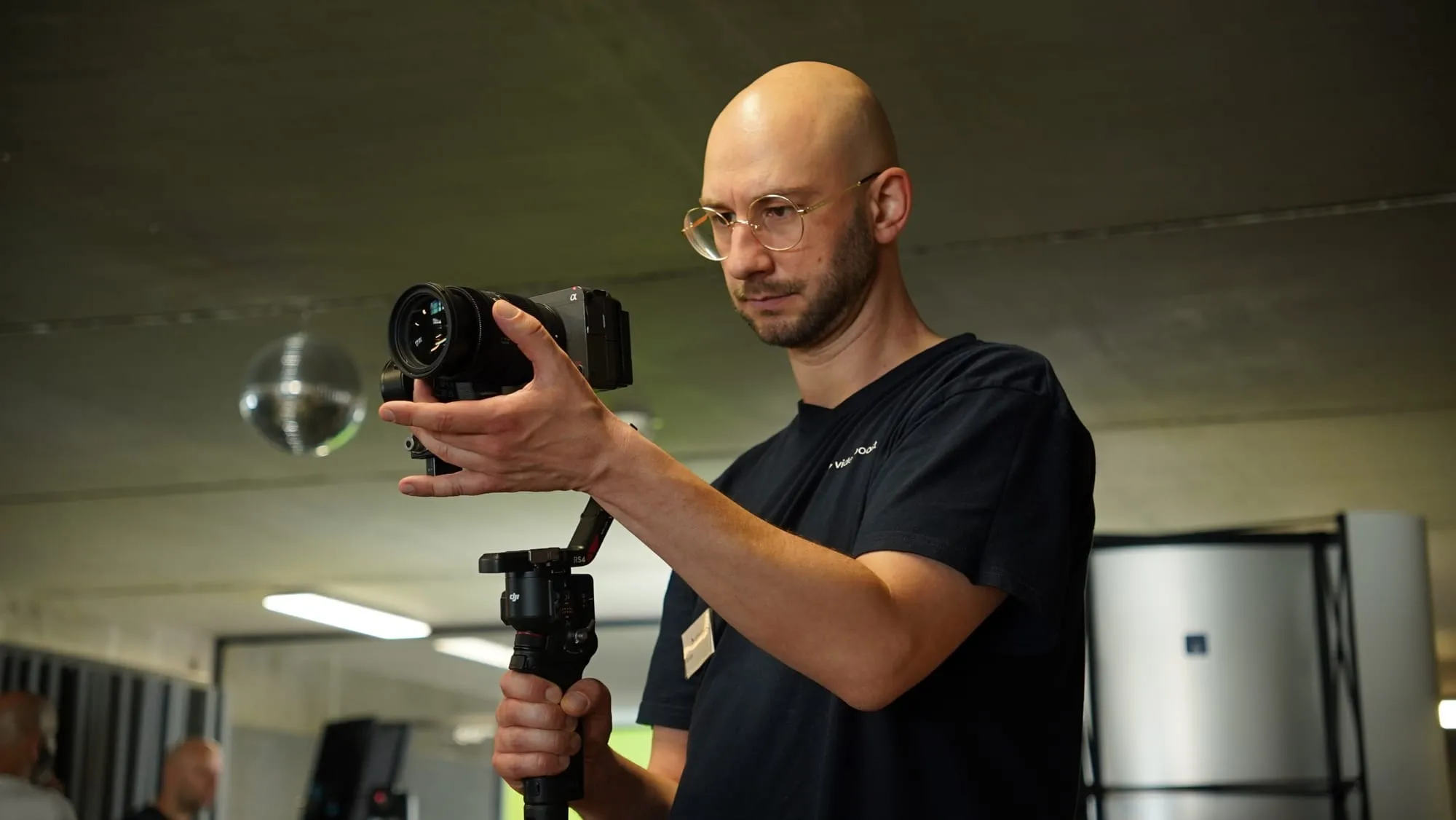 Gimbal-Praxis am experience day