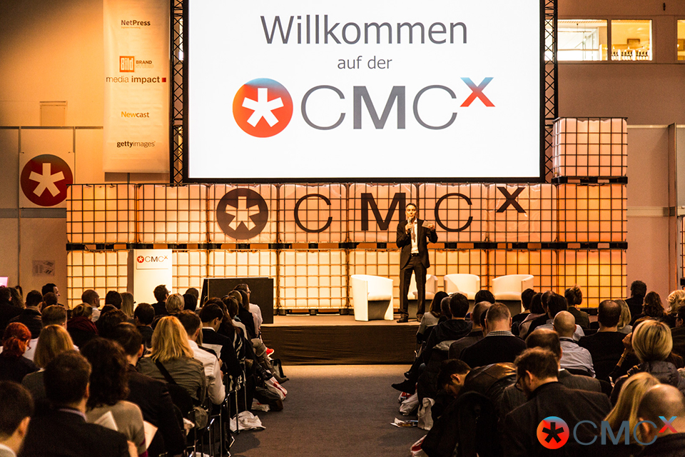 CMC Bühne mit Redner
