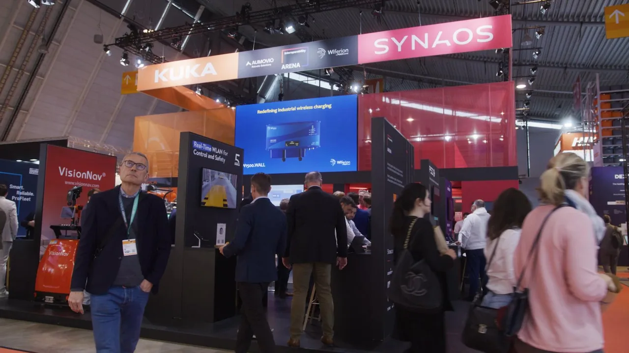 Messefilm für SYNAOS auf der LogiMAT: Standgeschehen, Interviews und Produktdemonstrationen aus der Intralogistik