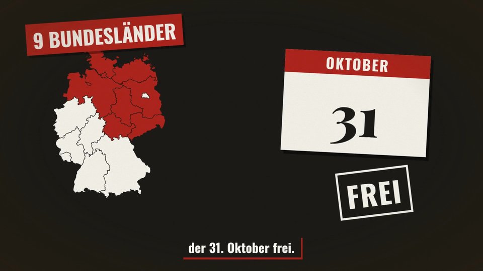 Warum ist der 31. Oktober in manchen Ländern frei?