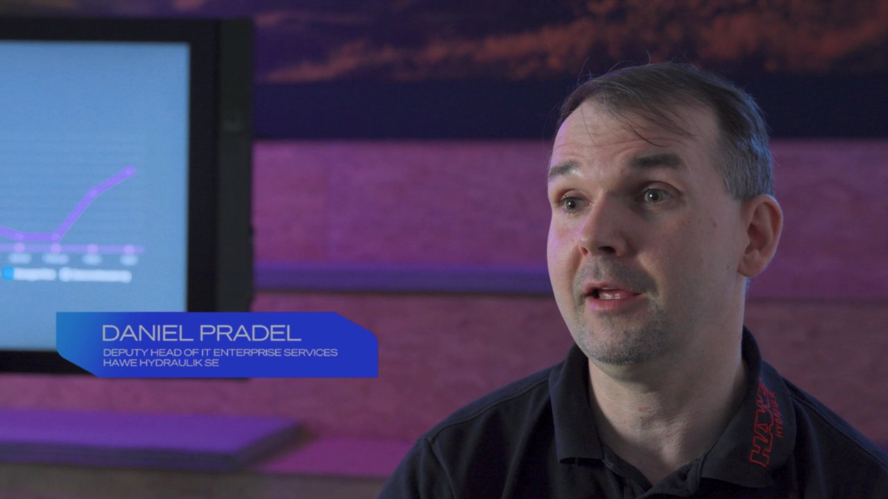 Testimonial-Video für Sophos: Daniel Pradel von HAWE Hydraulik im Interview über Managed Detection and Response