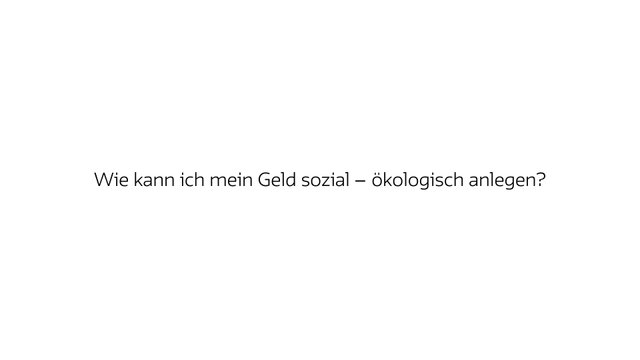 GLS Bank: Erklärvideo