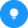 Circle Icon für dunklen Hintergrund